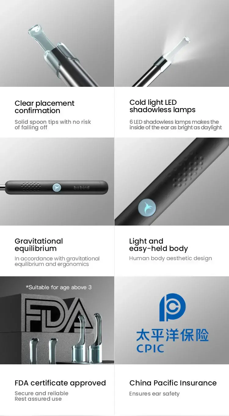 Wireless visual ear canal cleanser endoscope