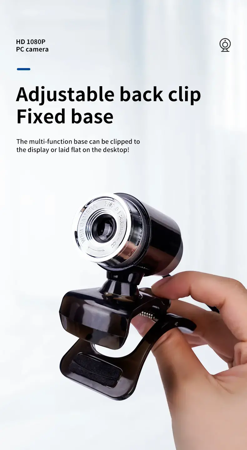 1080P HD Laptop stream webcam with Microphone and manual focus lens, ODM, OEM customizing.