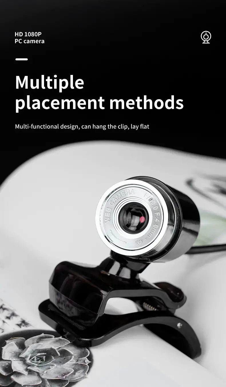 1080P HD Laptop stream webcam with Microphone and manual focus lens, ODM, OEM customizing.