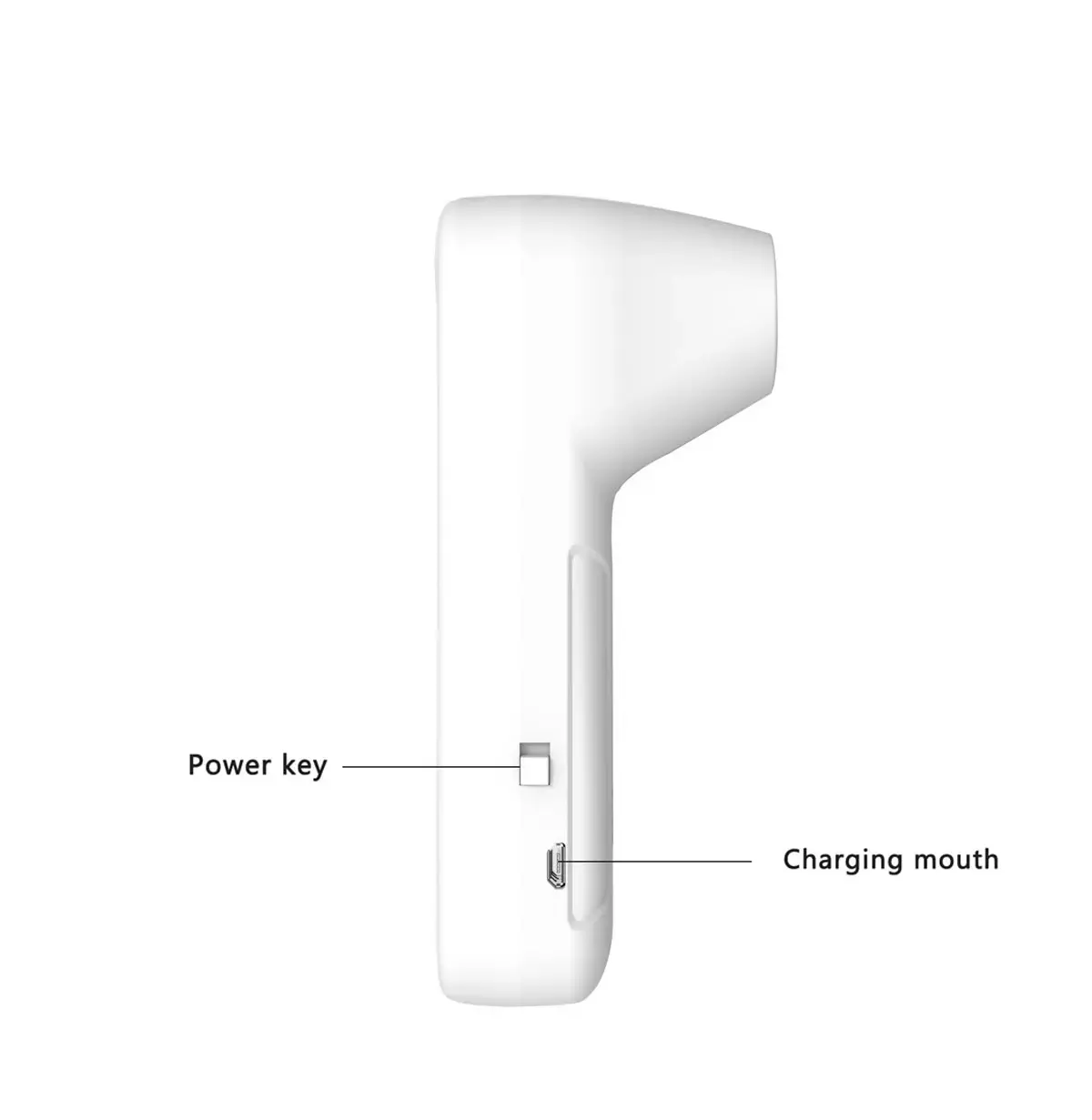 Thermodetector, portable temperature measuring instrument, with IR sensor.