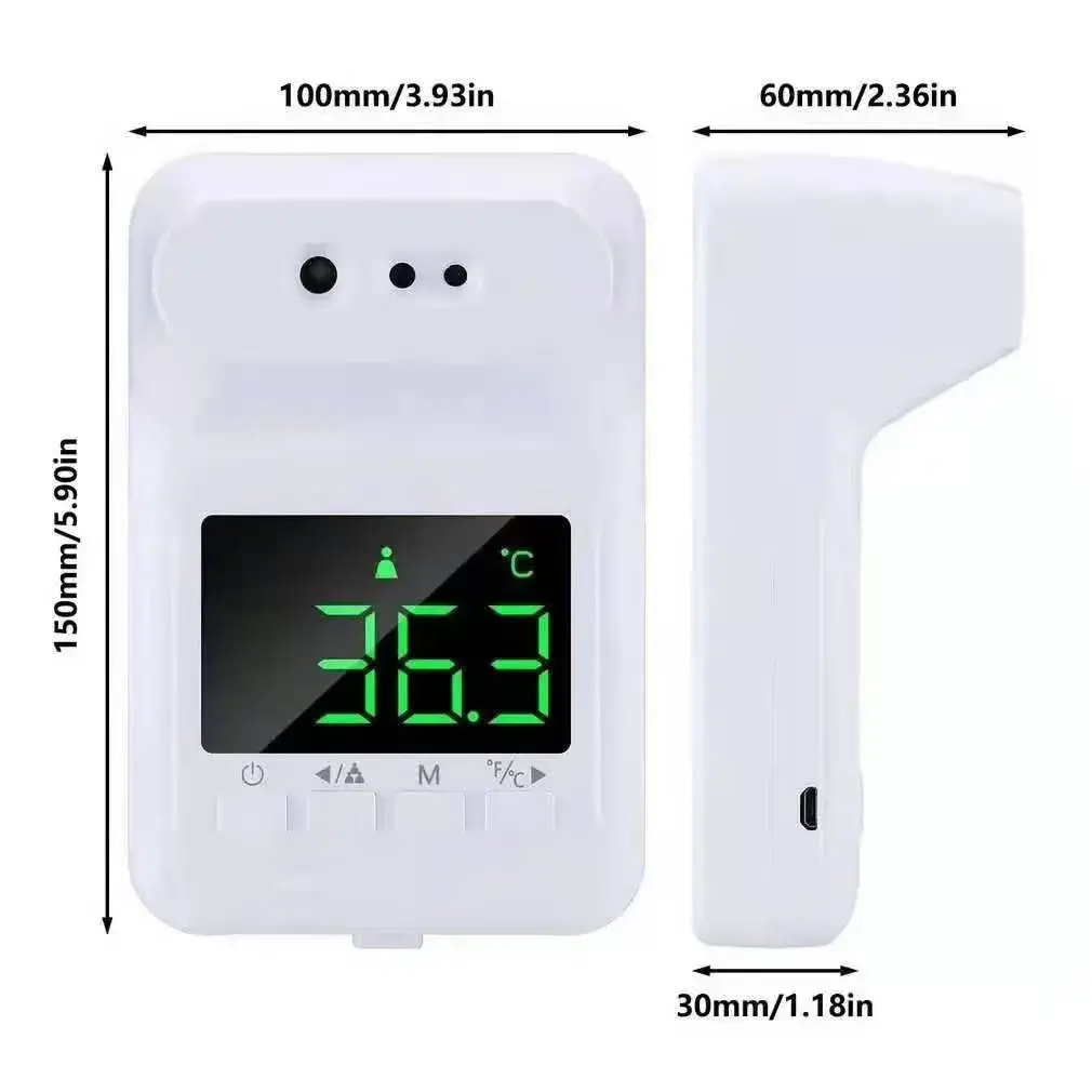 Thermodetector, portable temperature measuring instrument, with IR sensor.