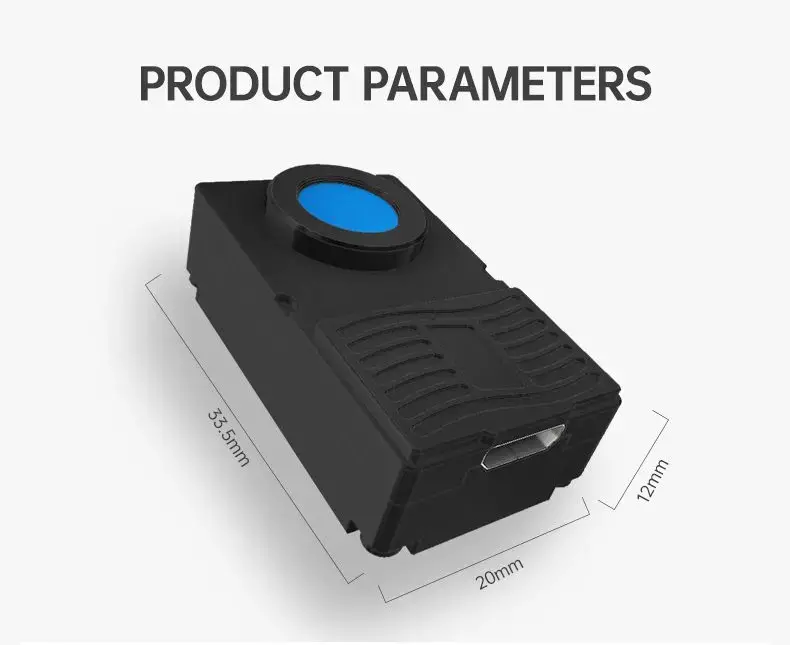 Hot sale portable digital AI infrared thermal imaging camera on mobile phone plug and play cell phone thermometer.